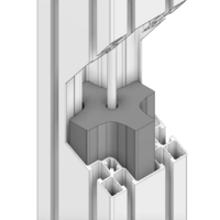 56-210-0 MODULAR SOLUTIONS DOOR PART<BR>90MM X 90MM LEAD COUNTERWEIGHT - ANSI 40